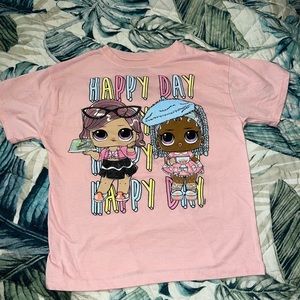 Girls Size Small Short Sleeve LOL Surprise Shirt